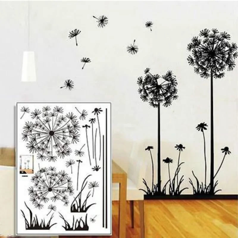 Dandelion Living Room and Bedroom Wall Sticker - WanderMart Co.