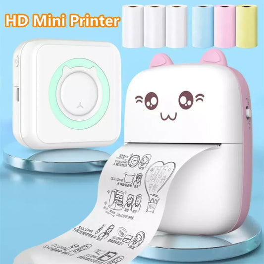 Portable HD Printer With Universal Labels - WanderMart Co.