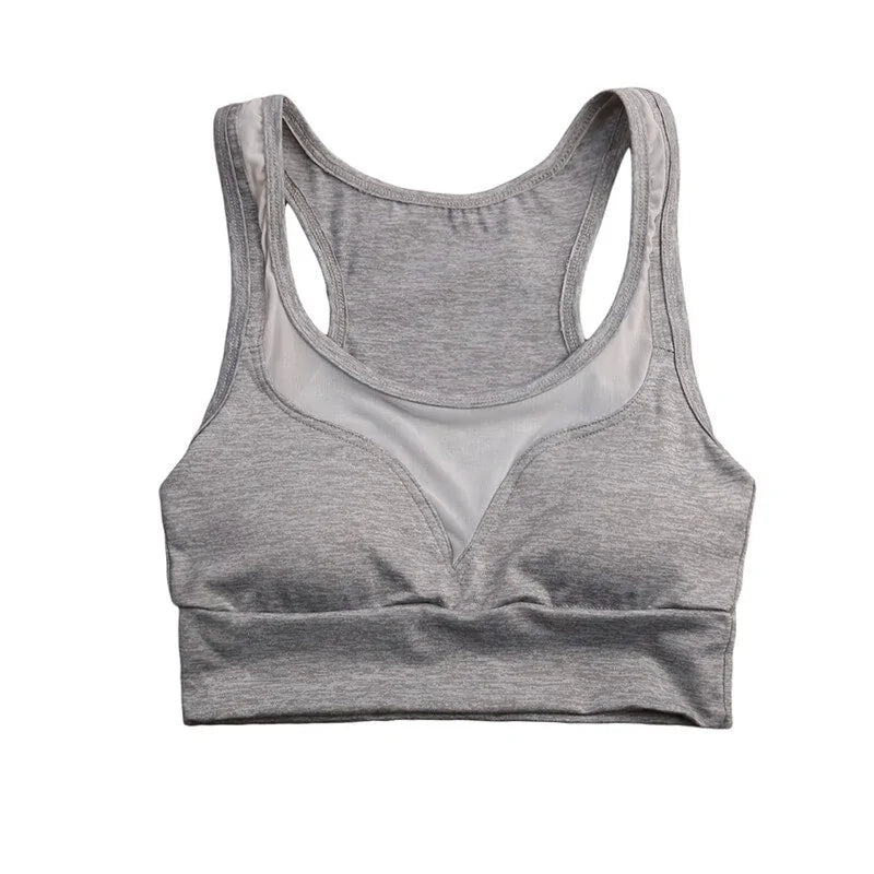 Wholesale Women's Mesh Patchwork Sports Bra Tank Tops - WanderMart Co.