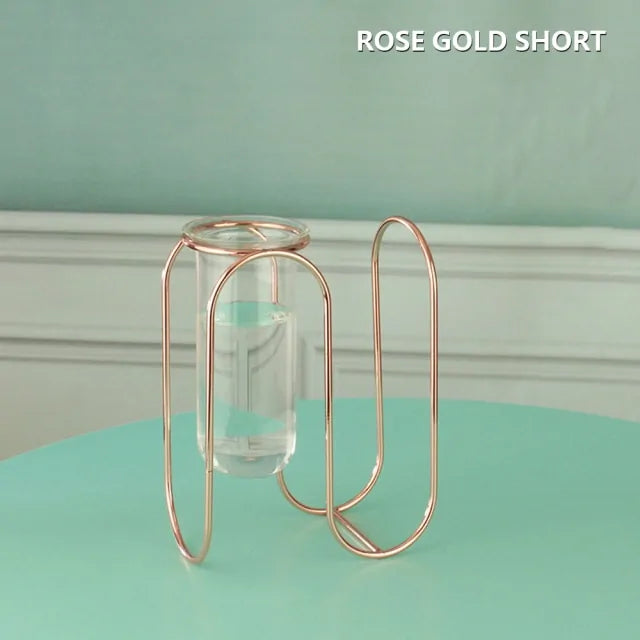 Creative Golden Glass Vase - WanderMart Co.