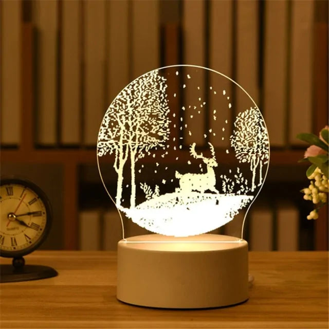 3D Acrylic Lamp for Decoration - WanderMart Co.