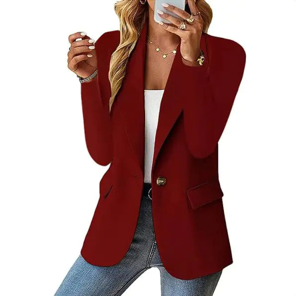 Women’s Polyester Cardigan Jacket - WanderMart Co.