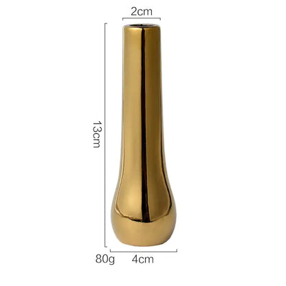 Luxury Plated Gold Vase - WanderMart Co.