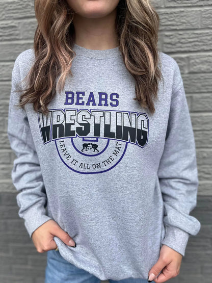 Custom Wrestling Mascot Sweatshirt - WanderMart Co.