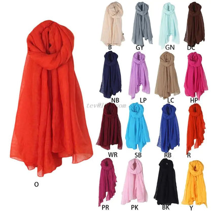 Women's Long Scarf Wrap - WanderMart Co.