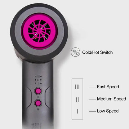 Wireless Rechargeable Hair Dryer - WanderMart Co.