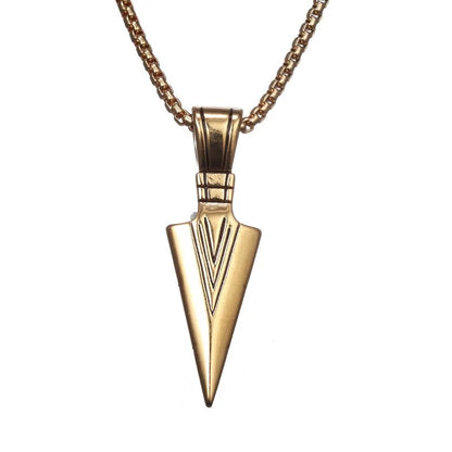 Arrow Head Pendant Long Chain Necklaces - WanderMart Co.