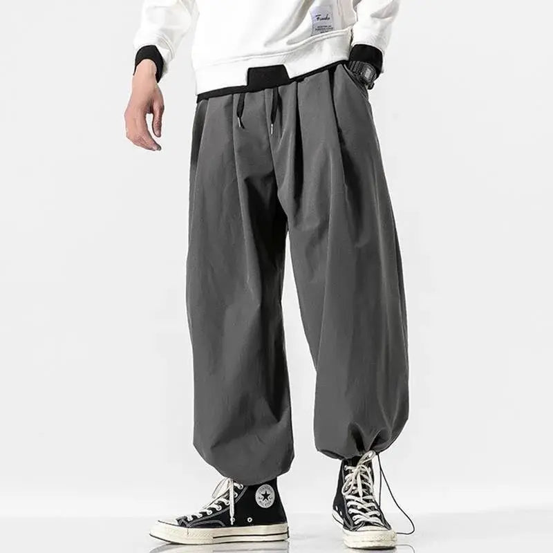 Men Korean Style Casual Pants - WanderMart Co.