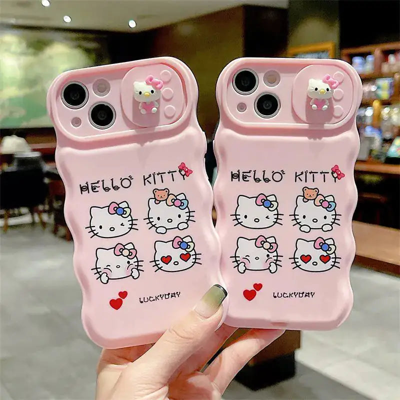 Hello Kitty Sliding Camera Phone Case - WanderMart Co.