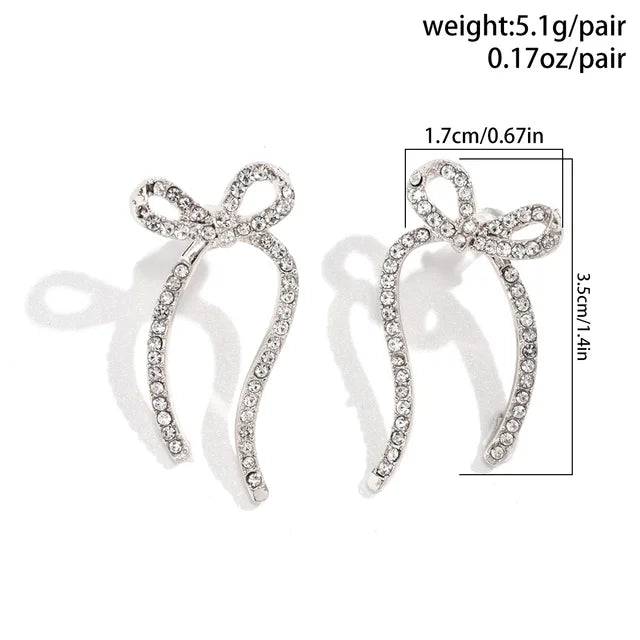 Bowknot Dangle Earrings - WanderMart Co.