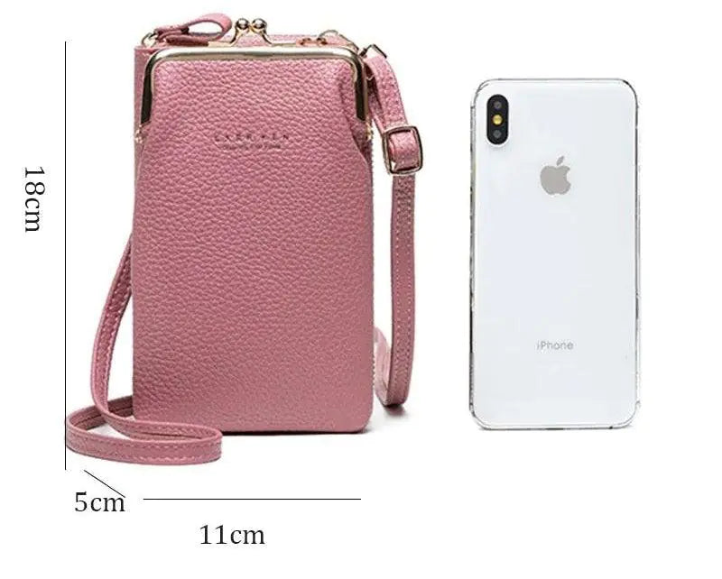 Women's Wallet Bag With Cell Phone Strap - WanderMart Co.