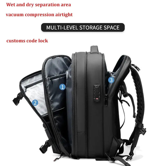 Vacuum Compression Backpack - WanderMart Co.