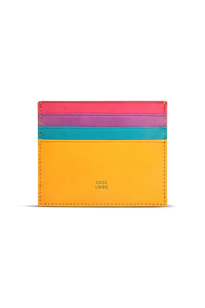 Case Look Women's Colorful Card Holder Tia 01 - WanderMart Co.