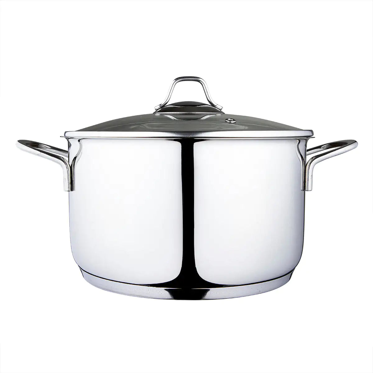 Serenk Modernist Stainless Steel Stock Pot, 24 cm - WanderMart Co.