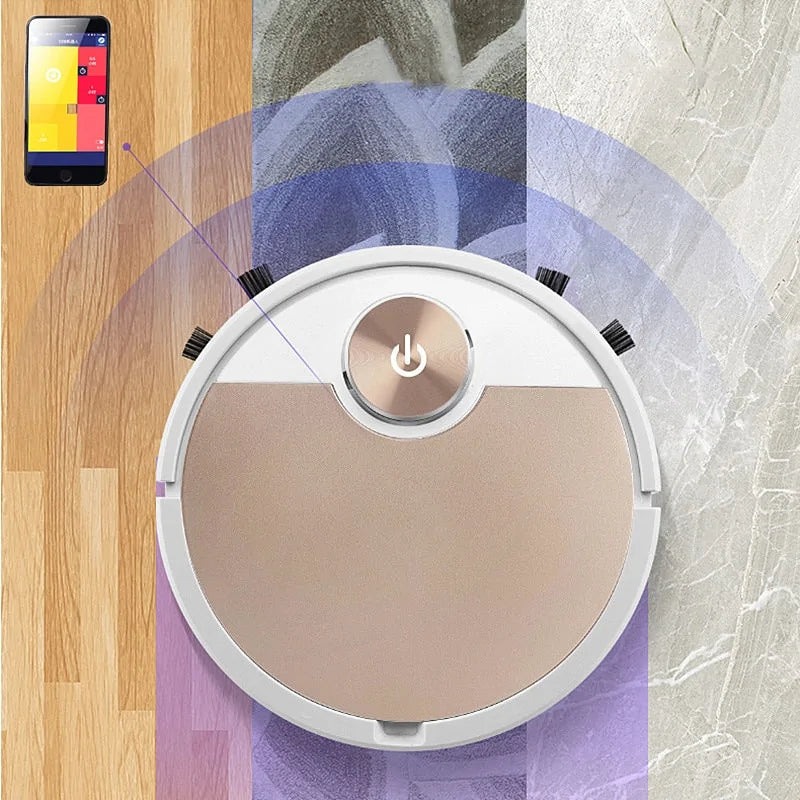 Wireless Smart Vacuum Cleaner Robot - WanderMart Co.