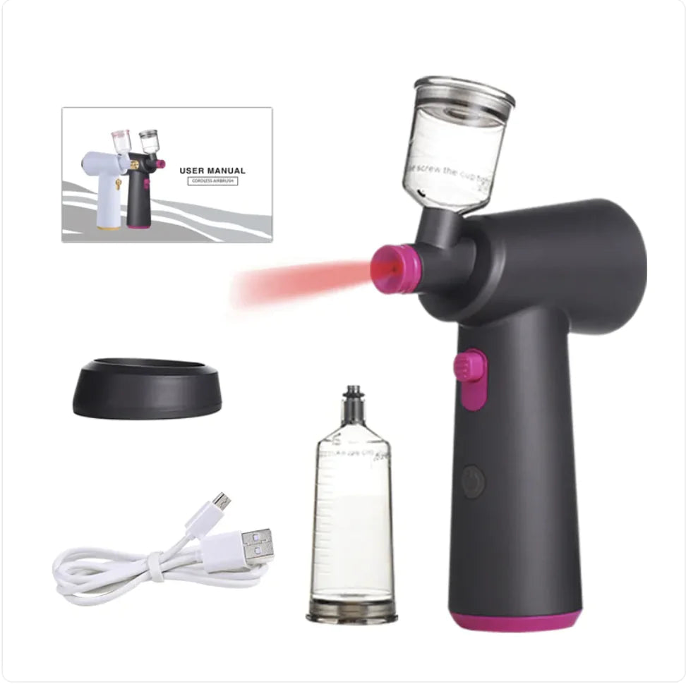 Portable Nano Oxygen Spray Set for Skin Hydration - WanderMart Co.