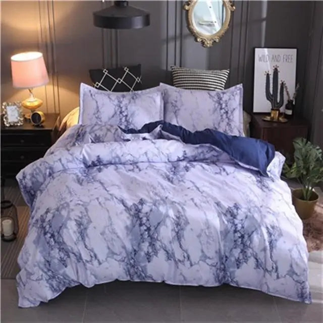 Marble Duvet Cover Bedding Sets - WanderMart Co.