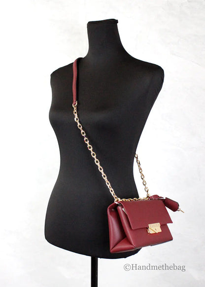 Michael Kors Cece Small Cherry Vegan Convertible Flap Crossbody - WanderMart Co.