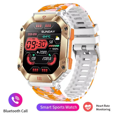 2024 Titan Pro Smart Watch: 2.0-Inch AI Fitness Tracker with Bluetooth Calling & IP68 Waterproof - WanderMart Co.