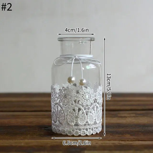 Modern Transparent Cactus Glass Vase for Room Decoration - WanderMart Co.