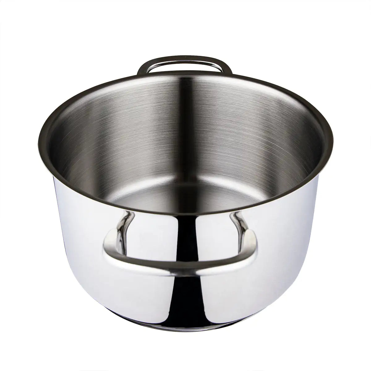 Serenk Modernist Stainless Steel Stock Pot, 20 cm - WanderMart Co.