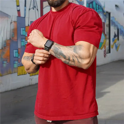 Men Gym Workout Fitness Cotton - WanderMart Co.