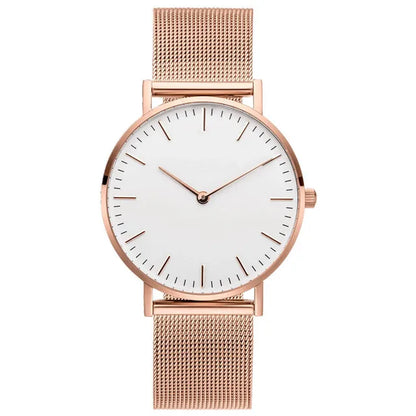 Luxury Brand Rose Gold Watch - WanderMart Co.