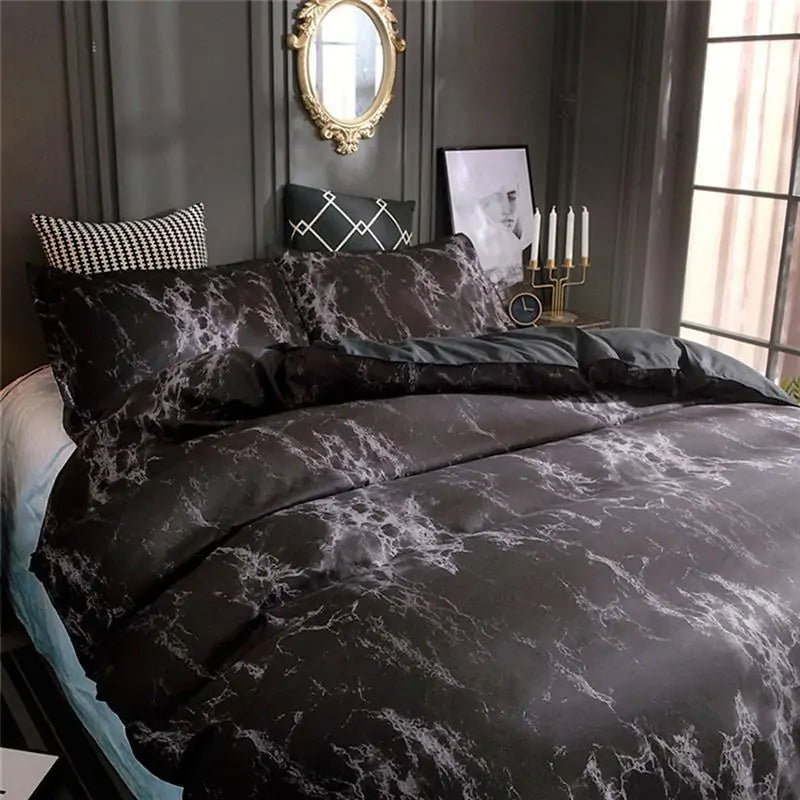 Marble Duvet Cover Bedding Sets - WanderMart Co.