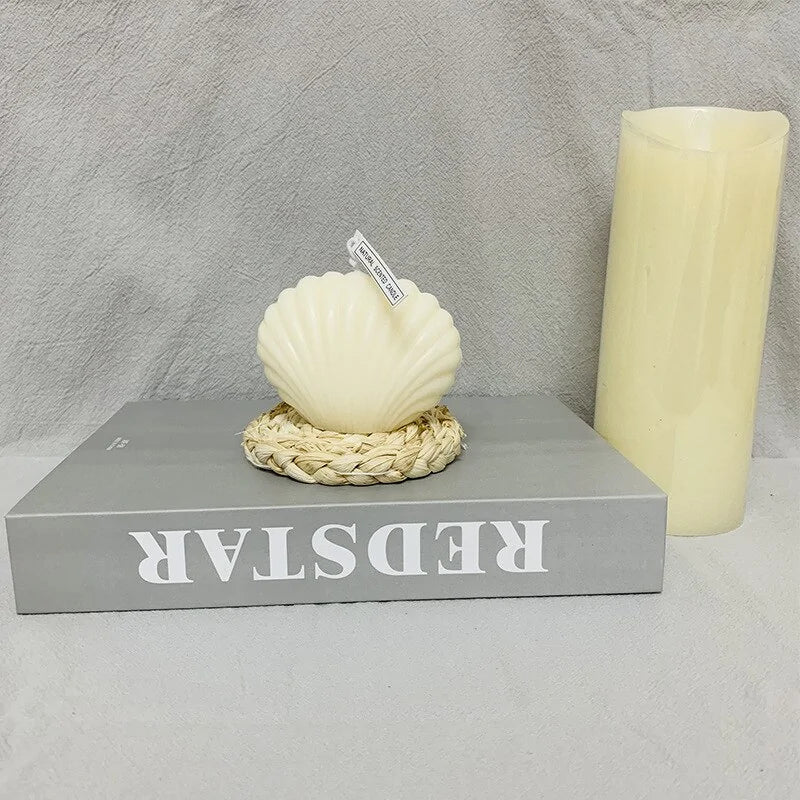 Shell Candle: Versatile Home Decoration & Gift - WanderMart Co.