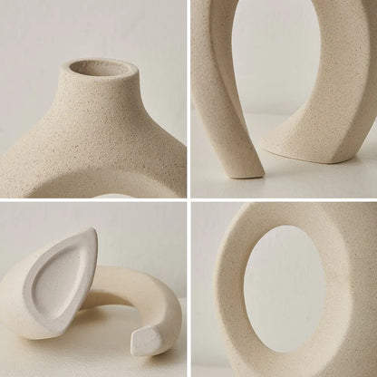 Modern Desk Ceramic Vase - WanderMart Co.