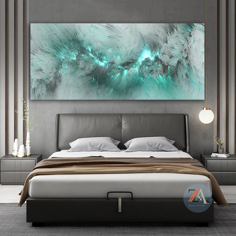 Modern Abstract Oil Painting Canvas - WanderMart Co.