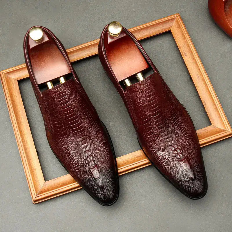 Croso Elegant Red Bottom Leather - WanderMart Co.