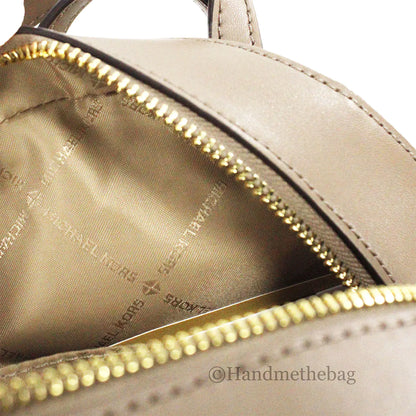 Michael Kors Jaycee Mini Light Cream Pocket Backpack - WanderMart Co.