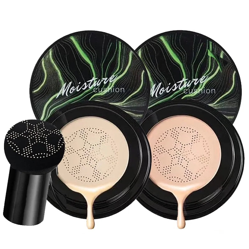 Mushroom Head Air Cushion CC Cream Moisturizing Foundation Air-permeable Natural Brightening Makeup BB Cream Korean cosmetics - WanderMart Co.