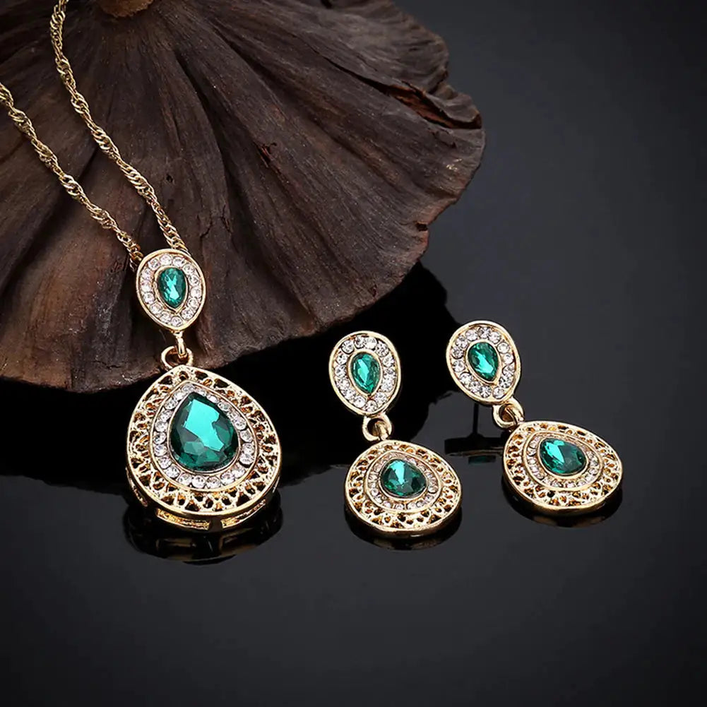 Blue Lans Jewelry Set - WanderMart Co.