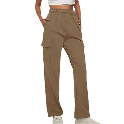 Women's Casual Pocket Overalls: Stylish and Functional Pants - WanderMart Co.