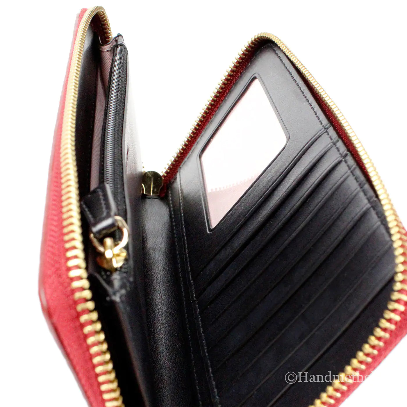 Marc Jacobs Large Savvy Red Leather Continental Clutch Wallet - WanderMart Co.