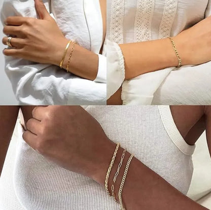 Women's Minimalist Bracelet Set