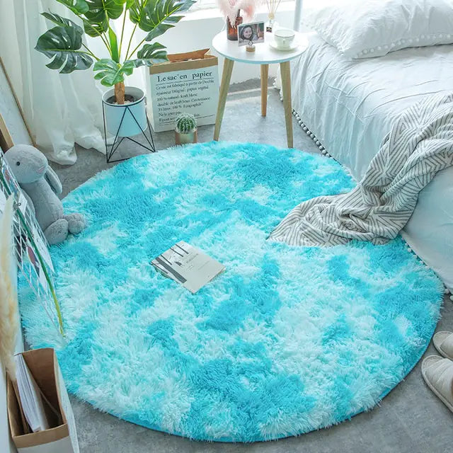 2023 New Warm Thick Round Rug Carpets - WanderMart Co.