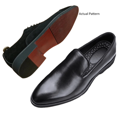 The Rossi - Red Bottom Classic Leather Loafers - WanderMart Co.