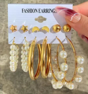 Boho Big Circle Hoop Earring Set - WanderMart Co.