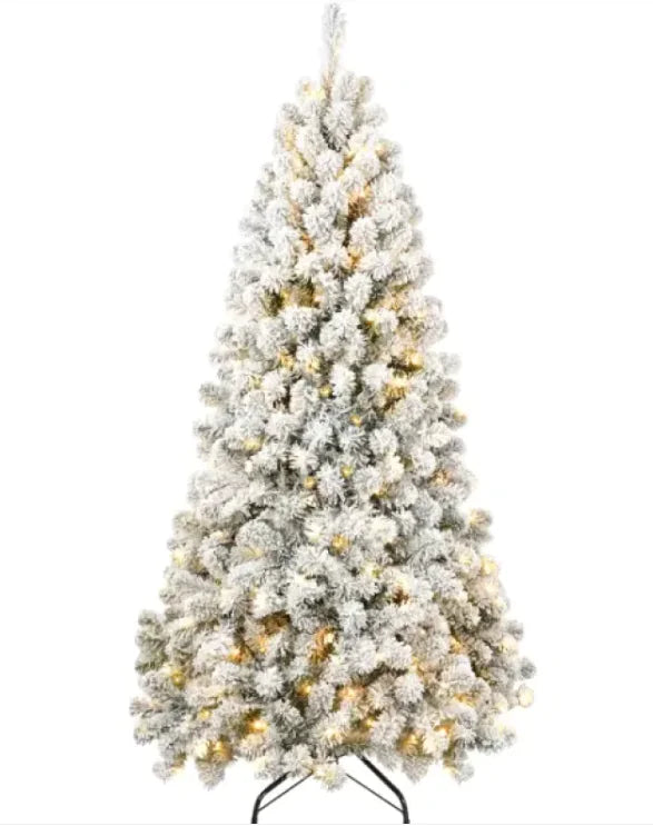 Frost Glow 5ft Flocked Tree - WanderMart Co.