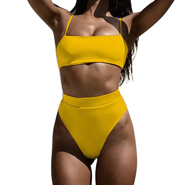 Brazilian Ribbed Bikini Set: Sizzling - WanderMart Co.