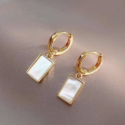 New Fashion Women's Square Fritillaria Earrings - WanderMart Co.