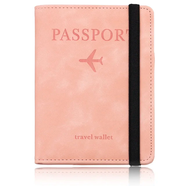 Blocking Passport Holder Leather Travel Wallet - WanderMart Co.