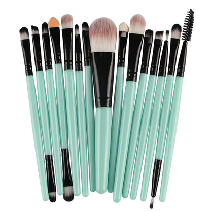 15 Pieces Makeup Brush Set - WanderMart Co.