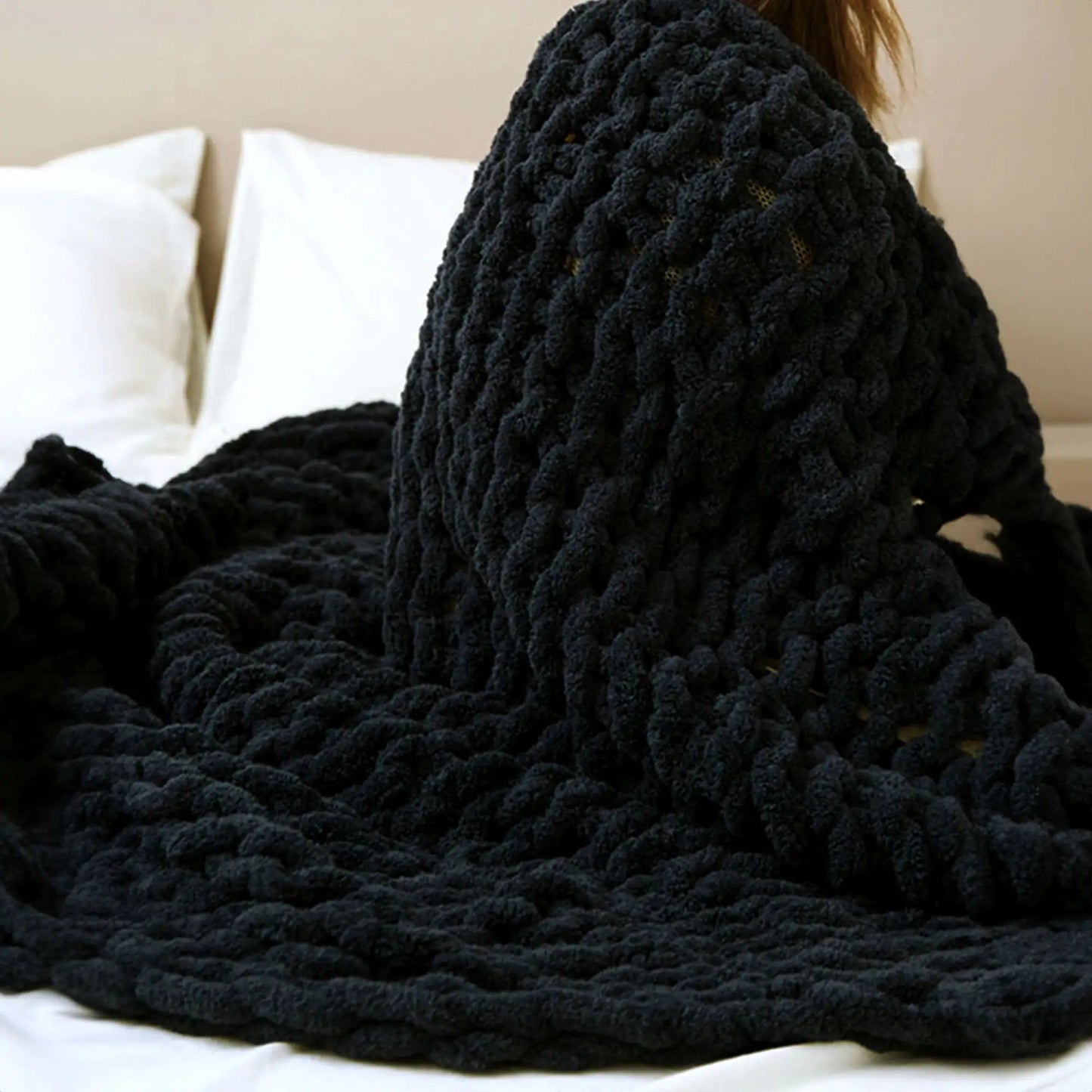 Knitted Throw Blanket - WanderMart Co.