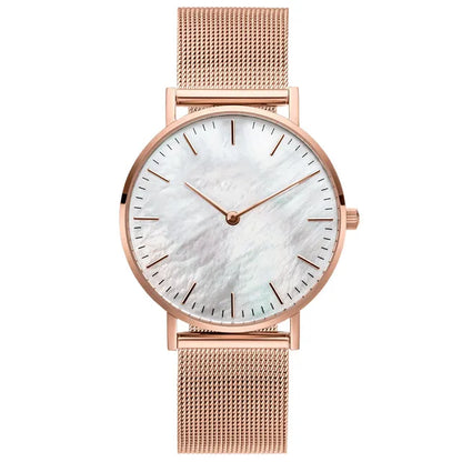 Luxury Brand Rose Gold Watch - WanderMart Co.