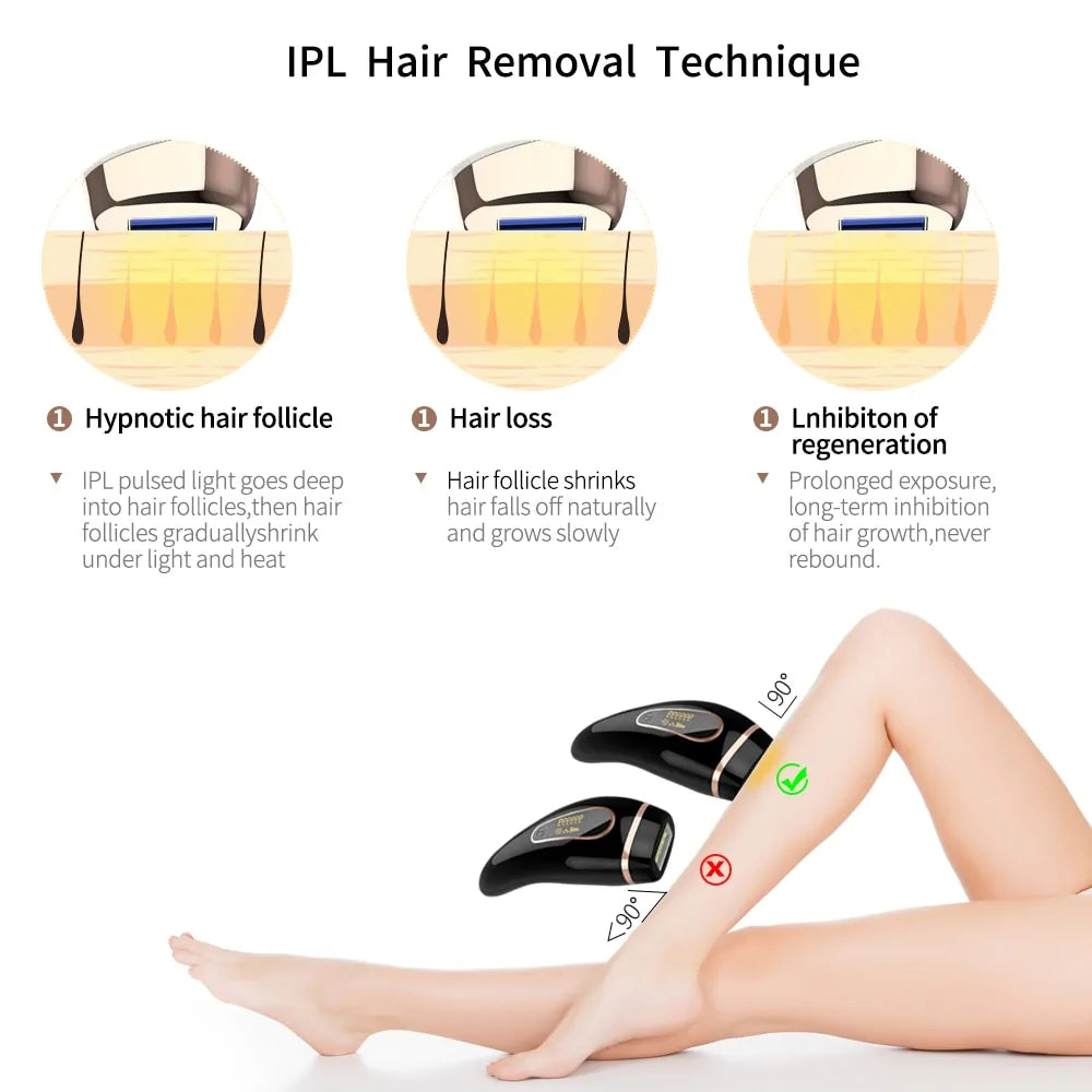 990000 flash professional permanent IPL epilator laser hair removal - WanderMart Co.