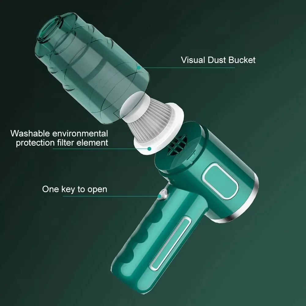 29000PA Cordless Hand Held Vacuum Cleaner Mini Portable Car Auto Home Wireless - WanderMart Co.